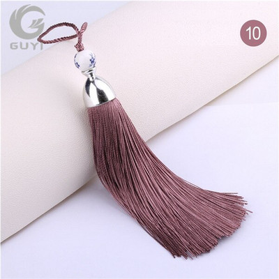 3 ks/sada 15 dostupných farieb Strapce DIY polyesterové luxusné strapce v čínskom štýle pre dekoratívne doplnky