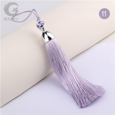 3 ks/sada 15 dostupných farieb Strapce DIY polyesterové luxusné strapce v čínskom štýle pre dekoratívne doplnky