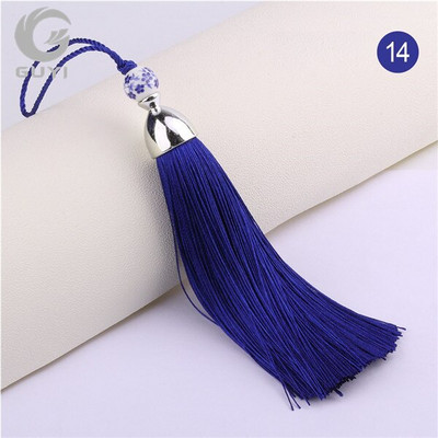 3 ks/sada 15 dostupných farieb Strapce DIY polyesterové luxusné strapce v čínskom štýle pre dekoratívne doplnky