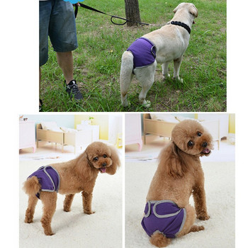 Γυναικείο σορτς σκύλου που πλένεται βαμβακερό εσώρουχο Εσώρουχα εμμηνόρροιας Σλιπ Ολόσωμη φόρμα Pet Physiological Pant Πάνα Υγιεινής για Σκύλο