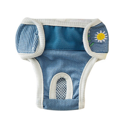 Пелена за кучета Физиологични панталони Санитарни перящи се женски бикини за кучета Шорти Бельо за менструация Гащи S-XXL