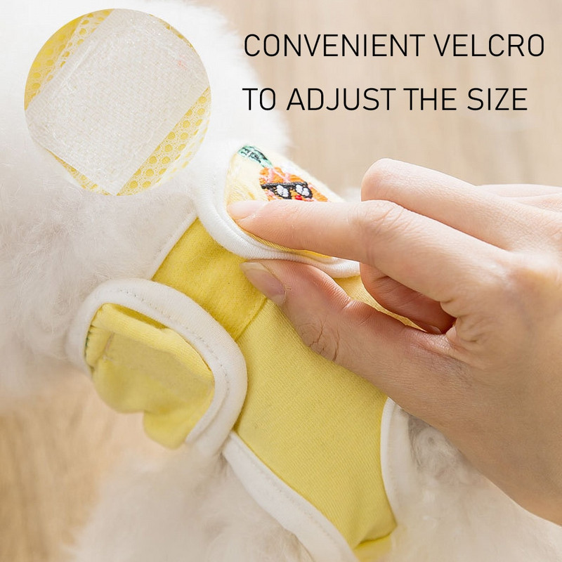 Пелена за кучета Физиологични панталони Санитарни перящи се женски бикини за кучета Шорти Бельо за менструация Гащи S-XXL