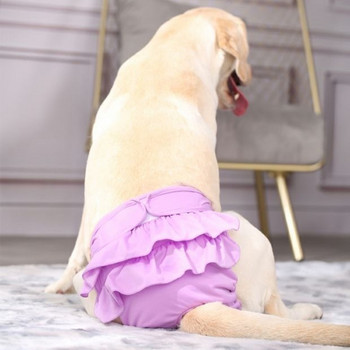 Επαναχρησιμοποιούμενα θηλυκά κατοικίδια φυσιολογικά παντελόνια Πλένονται πάνες υγιεινής Big Dog για μεσαίου μεγέθους σκύλους μασκότες Προμήθειες