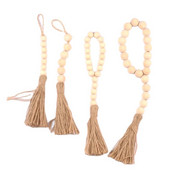 Puidust helmed Tutid Ripatsid Makrameega Ehete Aksessuaaride Valmistamine Kodukaunistus 1tk mt2705