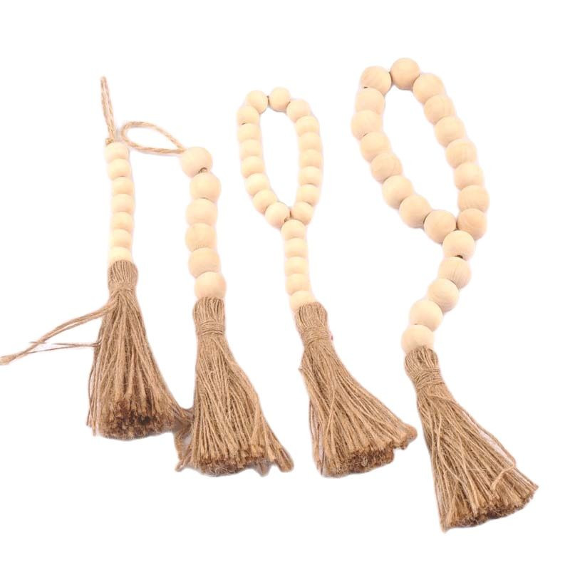 Puidust helmed Tutid Ripatsid Makrameega Ehete Aksessuaaride Valmistamine Kodukaunistus 1tk mt2705