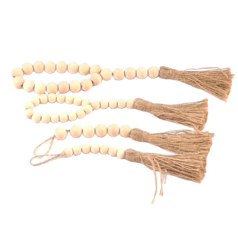 Puidust helmed Tutid Ripatsid Makrameega Ehete Aksessuaaride Valmistamine Kodukaunistus 1tk mt2705