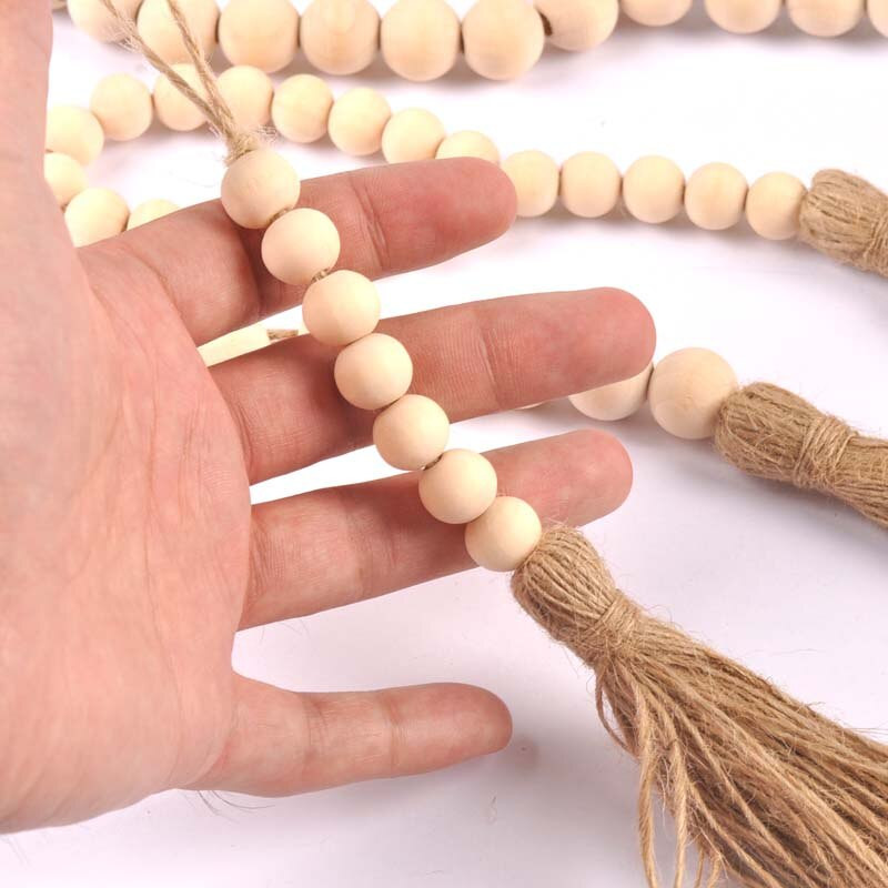 Puidust helmed Tutid Ripatsid Makrameega Ehete Aksessuaaride Valmistamine Kodukaunistus 1tk mt2705