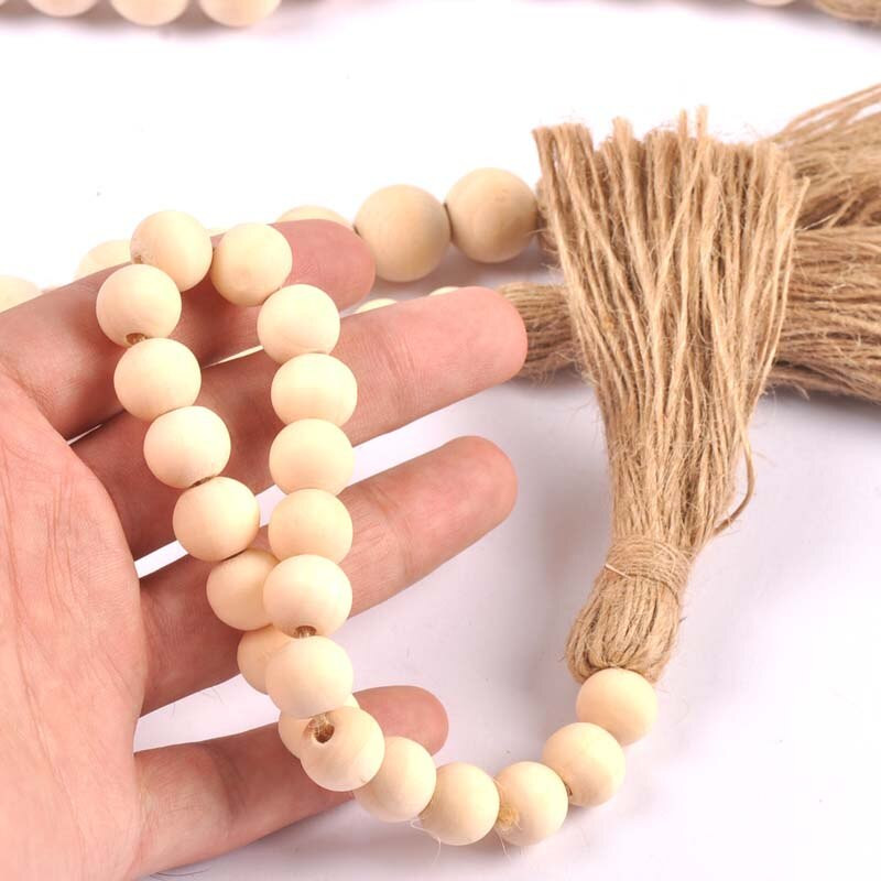 Puidust helmed Tutid Ripatsid Makrameega Ehete Aksessuaaride Valmistamine Kodukaunistus 1tk mt2705