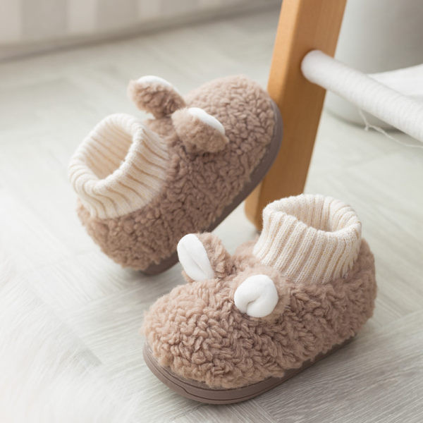 Vaikiškos pliušinės šlepetės