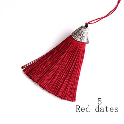 5 bucăți/lot 8 cm capac pentru gură de pește ciucuri ciucuri de mătase Fringe perie ornamente ciucuri decorative bijuterii DIY perdele Accesorii pentru decorarea casei