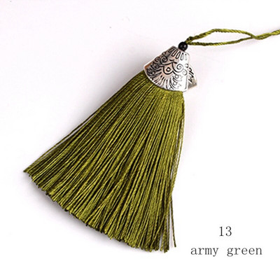 5 bucăți/lot 8 cm capac pentru gură de pește ciucuri ciucuri de mătase Fringe perie ornamente ciucuri decorative bijuterii DIY perdele Accesorii pentru decorarea casei