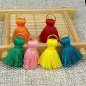 10/20 ks 2 cm mini strapcové prívesky, drobné strapce, krátke bavlnené strapce, doplnky, DIY, domáce šitie, kľúče, záclony, remeslá, výroba šperkov