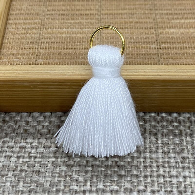 10/20 ks 2 cm mini strapcové prívesky, drobné strapce, krátke bavlnené strapce, doplnky, DIY, domáce šitie, kľúče, záclony, remeslá, výroba šperkov