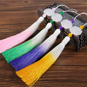 1 tk 13cm Silk Lotus Gradual Variation tutid DIY kardina jaoks rippuvate rõivaste ripatsikott Kodukaunistuse õmblustarvikud