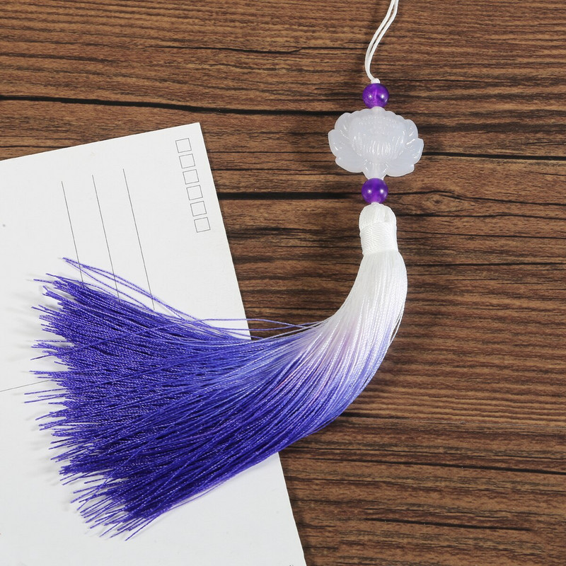 1 tk 13cm Silk Lotus Gradual Variation tutid DIY kardina jaoks rippuvate rõivaste ripatsikott Kodukaunistuse õmblustarvikud