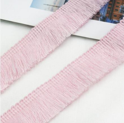 5 meetrit polüestrist narmad pitsid isetehtud kaunistused käsitsi valmistatud padi riided kõrvarõngad ehted kaunistused tutid Võrk valge roosa roos 2,5 cm