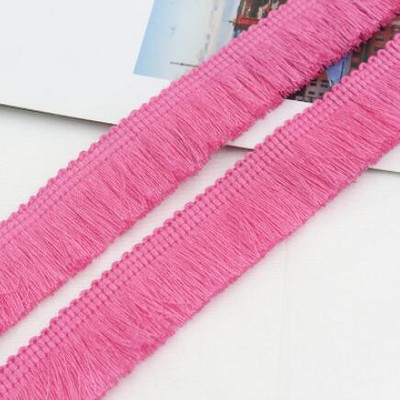 5 meetrit polüestrist narmad pitsid isetehtud kaunistused käsitsi valmistatud padi riided kõrvarõngad ehted kaunistused tutid Võrk valge roosa roos 2,5 cm