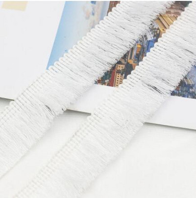 5 meetrit polüestrist narmad pitsid isetehtud kaunistused käsitsi valmistatud padi riided kõrvarõngad ehted kaunistused tutid Võrk valge roosa roos 2,5 cm