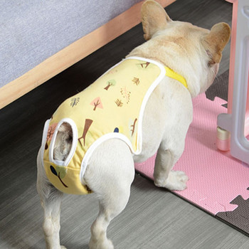Γυναικεία σορτς για σκύλους πάνες ζαρτιέρες Φυσιολογικό παντελόνι που πλένεται Εσώρουχα Εσώρουχα υγιεινής για μικρομεσαίους σκύλους
