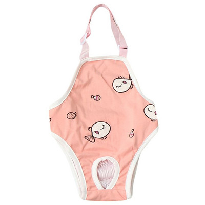 Pantaloni scurți pentru câini pentru femeie Scutece Bretele Pantaloni fiziologici Lenjerie de corp lavabilă Chiloți sanitari pentru câini mici și mijlocii