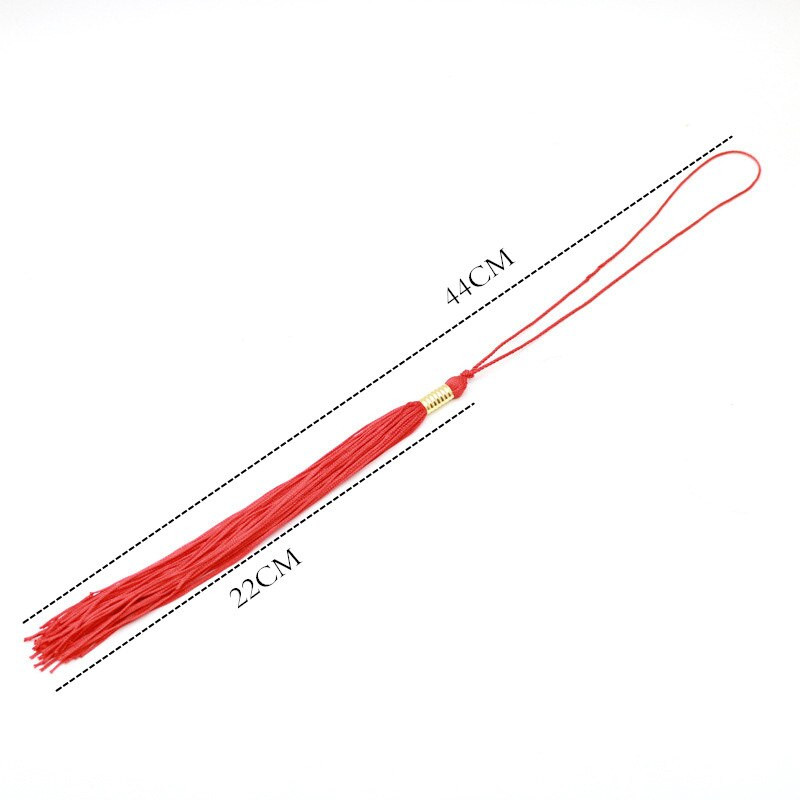 10 ks DIY remeselné doplnky pre dospelých bakalárskych študentov, klobúky na promócie, 44 cm dlhé strapce, prívesky na doktorandské matričné dosky, slávnostné strapce
