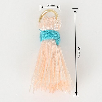 Siidist Tutt Charms Kaelakee Kõrvarõnga Leiud Tutid Ehete Valmistamiseks Pintsel Kõrvarõngakott Riietus Käsitöö DIY 20mm+5mm 20tk/partii