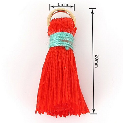 Siidist Tutt Charms Kaelakee Kõrvarõnga Leiud Tutid Ehete Valmistamiseks Pintsel Kõrvarõngakott Riietus Käsitöö DIY 20mm+5mm 20tk/partii