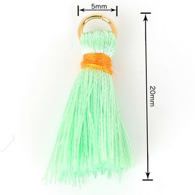 Siidist Tutt Charms Kaelakee Kõrvarõnga Leiud Tutid Ehete Valmistamiseks Pintsel Kõrvarõngakott Riietus Käsitöö DIY 20mm+5mm 20tk/partii