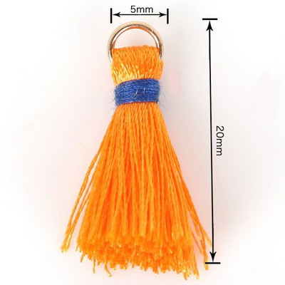 Siidist Tutt Charms Kaelakee Kõrvarõnga Leiud Tutid Ehete Valmistamiseks Pintsel Kõrvarõngakott Riietus Käsitöö DIY 20mm+5mm 20tk/partii