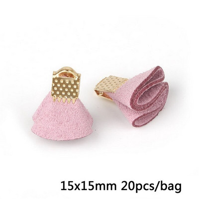 15x15mm 20 vnt./maišelis Korėjos Velvet Clip Mini Kutas, skirtas Dailiniams amatams Siuvimo/Pasidaryk pats drabužių siuvimo audinys/Kuto kutais