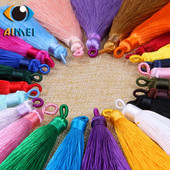 Nové ručne vyrobené staroveké veterné oblečenie, viacfarebné polyesterovo-bavlnené strapcové náušnice, náušnice, šperky, prívesok na telefón, DIY doplnky