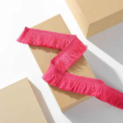 5 метра цветна полиестерна завеса, дантелена дреха, декоративна панделка, 2,5 см памучна нишка, брада, ресни, плат, аксесоари за Направи си сам