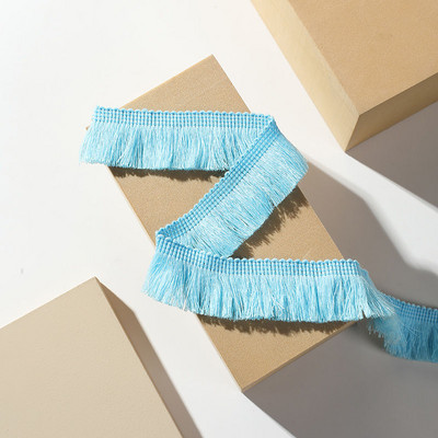 5 метра цветна полиестерна завеса, дантелена дреха, декоративна панделка, 2,5 см памучна нишка, брада, ресни, плат, аксесоари за Направи си сам