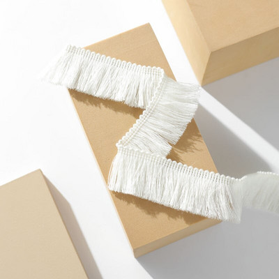 5 метра цветна полиестерна завеса, дантелена дреха, декоративна панделка, 2,5 см памучна нишка, брада, ресни, плат, аксесоари за Направи си сам