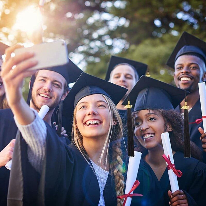 12 kusov promócií strapcov s príveskom 2022 pre promócie čiapka prívesok slávnostný obrad promócie príslušenstvo