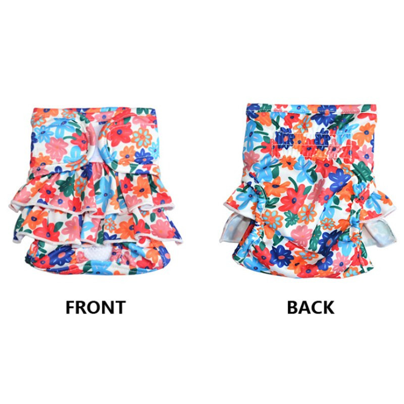 Ruffles Lemmiklooma füsioloogilised püksid Printsessi lemmikloomapüksid Hingavad koera menstruatsioonipüksid Lemmikloomatarbed Naiste koera füsioloogilised püksid