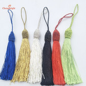 ChengBright Veľkoobchod Vysoko kvalitné 5 ks/sada 14 cm dlhé hodvábne strapce Strapce Ozdoba Strapce na záclony Doplnky DIY