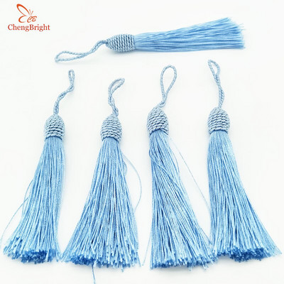 ChengBright Veľkoobchod Vysoko kvalitné 5 ks/sada 14 cm dlhé hodvábne strapce Strapce Ozdoba Strapce na záclony Doplnky DIY