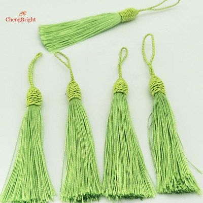 ChengBright Veľkoobchod Vysoko kvalitné 5 ks/sada 14 cm dlhé hodvábne strapce Strapce Ozdoba Strapce na záclony Doplnky DIY