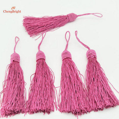 ChengBright Veľkoobchod Vysoko kvalitné 5 ks/sada 14 cm dlhé hodvábne strapce Strapce Ozdoba Strapce na záclony Doplnky DIY