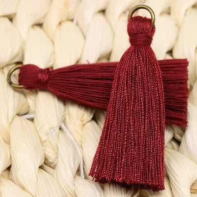 10/20 ks 4CM strapce polyester bavlna DIY doplnky náušnice náhrdelník prívesok výroba šperkov bytový textil dekorácia DIY remeslo