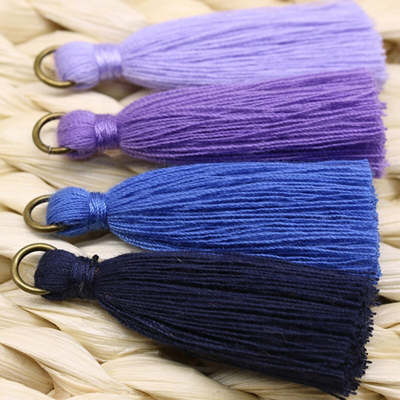 10/20 ks 4CM strapce polyester bavlna DIY doplnky náušnice náhrdelník prívesok výroba šperkov bytový textil dekorácia DIY remeslo