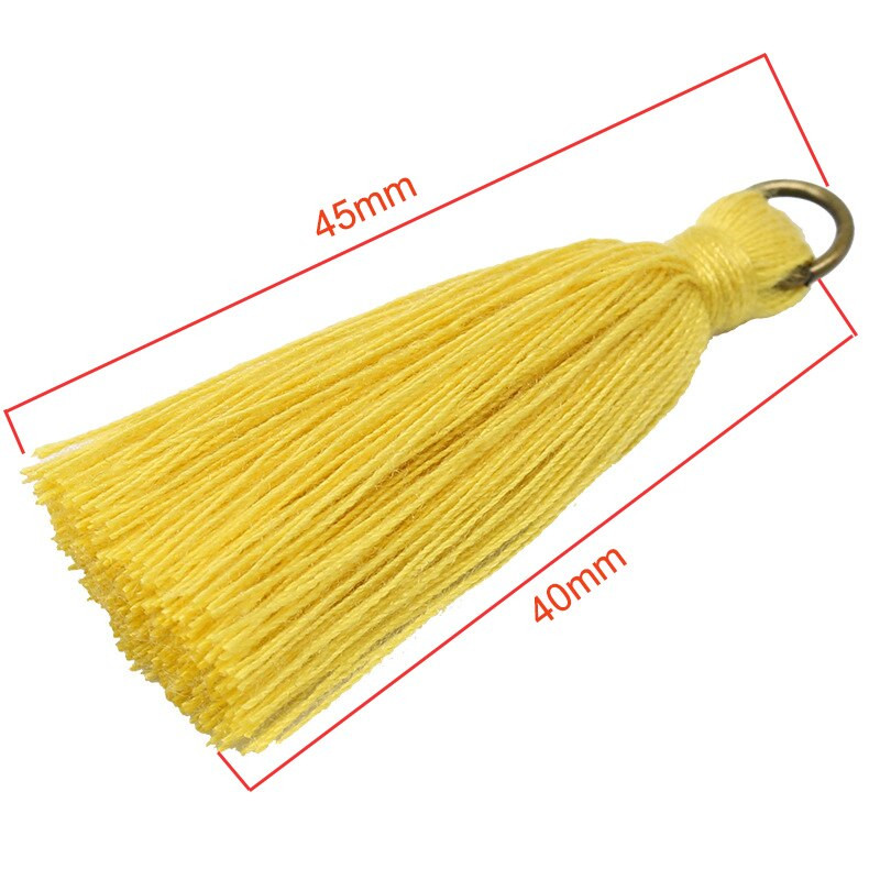 10/20 ks 4CM strapce polyester bavlna DIY doplnky náušnice náhrdelník prívesok výroba šperkov bytový textil dekorácia DIY remeslo