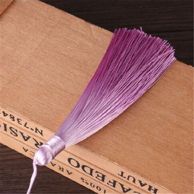 10 bucăți de culoare gradient ciucuri pandantiv cercei geantă bărbați breloc bijuterii DIY 10 cm artizanat