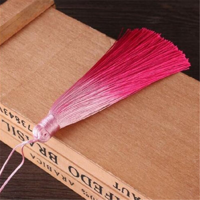 10 bucăți de culoare gradient ciucuri pandantiv cercei geantă bărbați breloc bijuterii DIY 10 cm artizanat