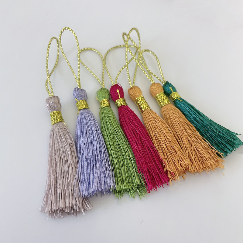 20PC Έγχρωμο Πολυεστερικό Φούντα Ένδυμα Ραπτικής Κουρτίνας Κρεμαστό Αξεσουάρ DIY Crafts Supplies Κατασκευή κοσμημάτων Διακόσμηση σπιτιού