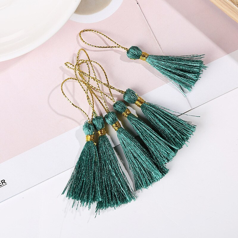 20PC Έγχρωμο Πολυεστερικό Φούντα Ένδυμα Ραπτικής Κουρτίνας Κρεμαστό Αξεσουάρ DIY Crafts Supplies Κατασκευή κοσμημάτων Διακόσμηση σπιτιού