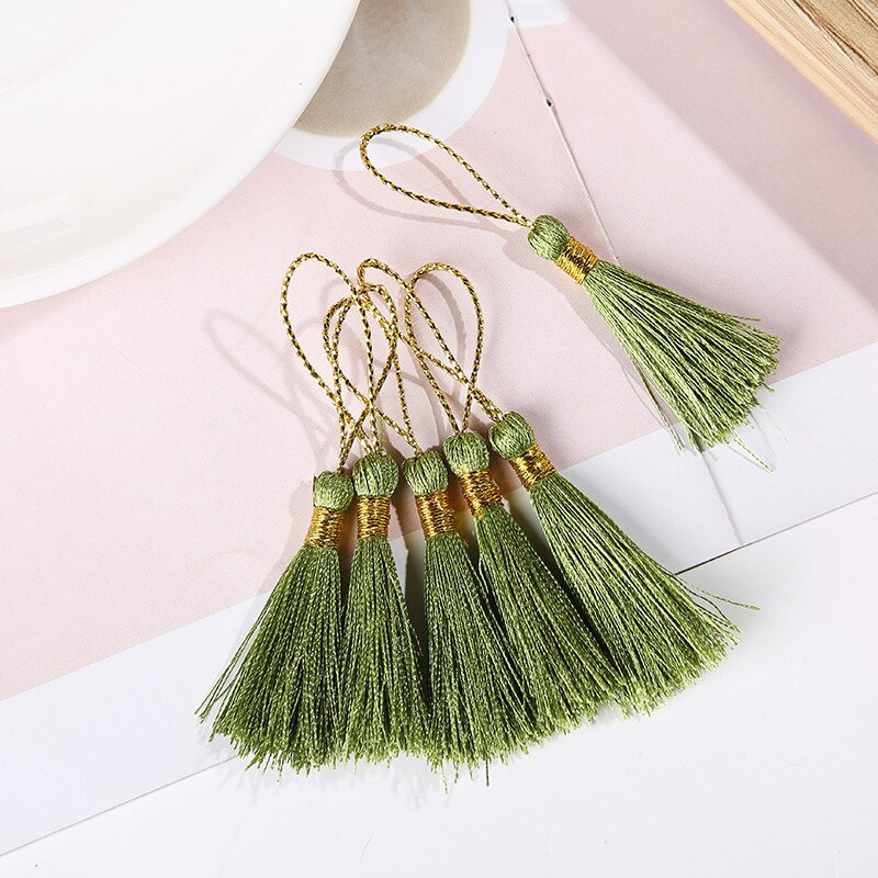 20PC Έγχρωμο Πολυεστερικό Φούντα Ένδυμα Ραπτικής Κουρτίνας Κρεμαστό Αξεσουάρ DIY Crafts Supplies Κατασκευή κοσμημάτων Διακόσμηση σπιτιού