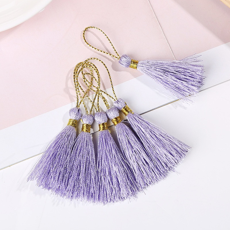 20PC Έγχρωμο Πολυεστερικό Φούντα Ένδυμα Ραπτικής Κουρτίνας Κρεμαστό Αξεσουάρ DIY Crafts Supplies Κατασκευή κοσμημάτων Διακόσμηση σπιτιού