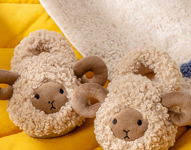 Papuci de iarna pentru fete cu talpa plata